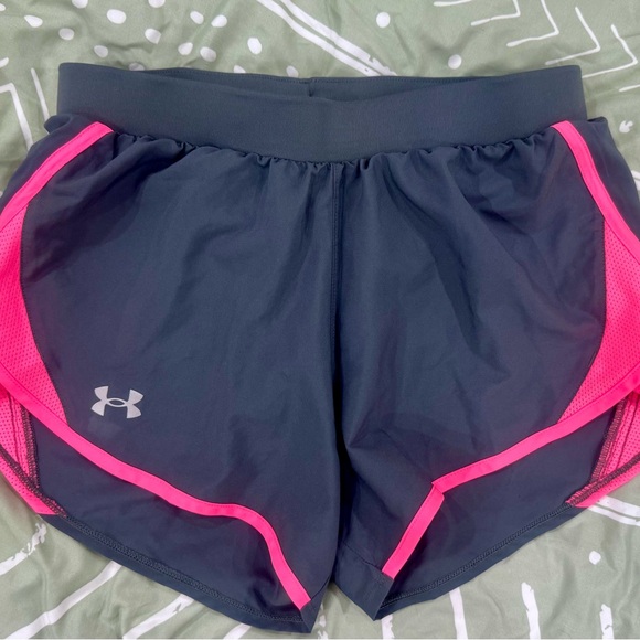 Under Armour Pants - Under Armour Women's Athletic Shorts in Black and Pink